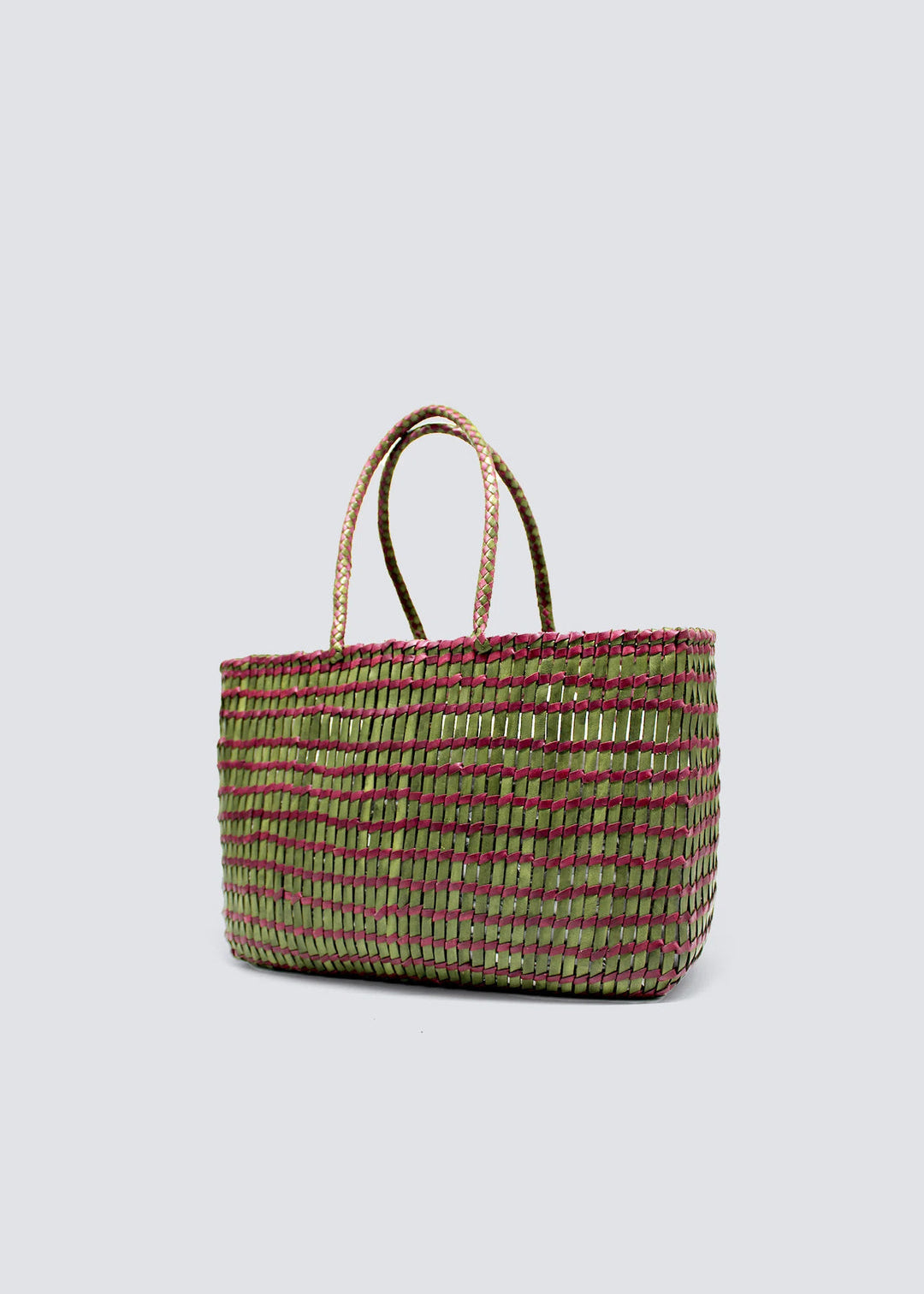 Terrafino Leaf Green & Plum Bag