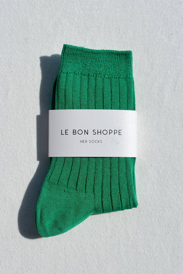 Her Socks - MC Cotton Kelly Green