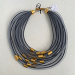 CB121 - Trulti Necklace in Grey/Gold