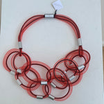 CB332 - Loopie Necklace in Red