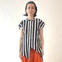 JoJo Black & White Stripe Shirt