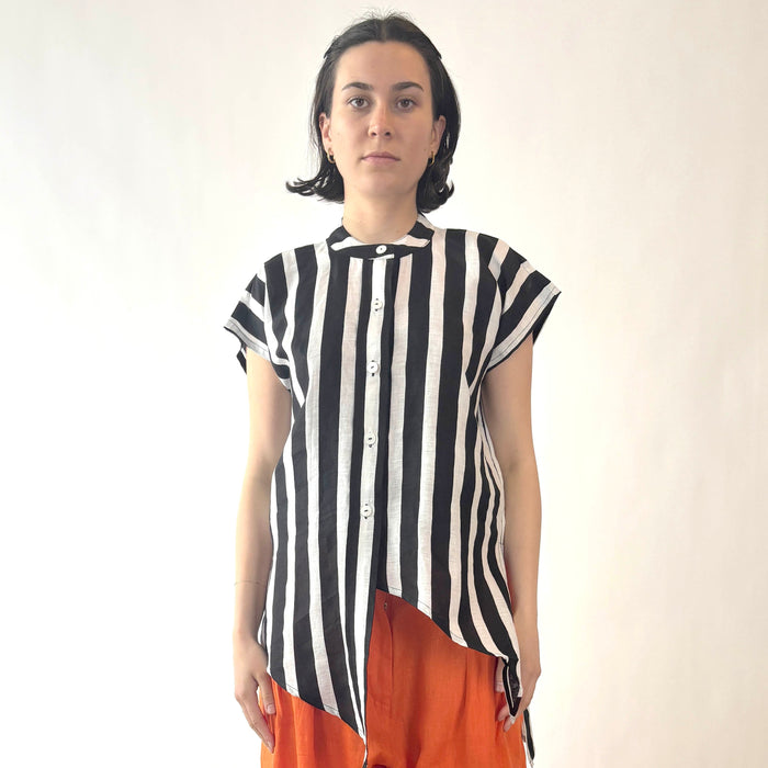 JoJo Black & White Stripe Shirt