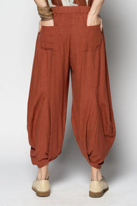 Kaya Copper Tie Pants