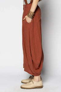 Kaya Copper Tie Pants