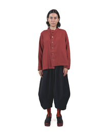 253 405 Red Orange Cropped Jacket