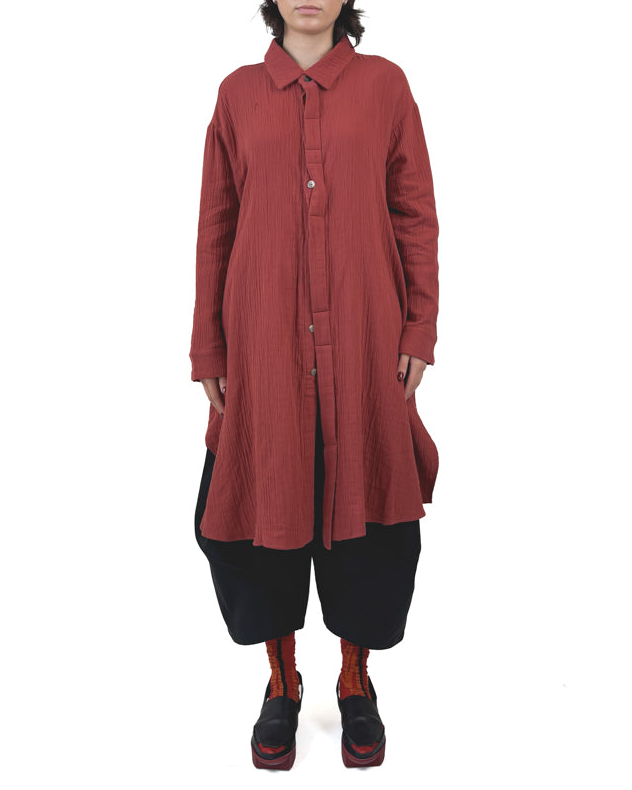 253 404 Red Orange Coat