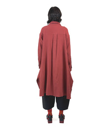 253 404 Red Orange Coat