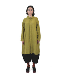 253 404 Green Mustard Coat