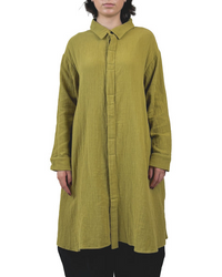 253 404 Green Mustard Coat