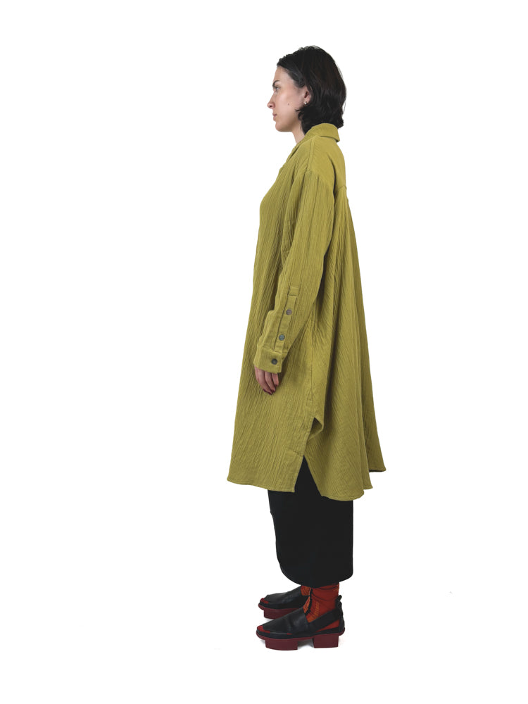 253 404 Green Mustard Coat
