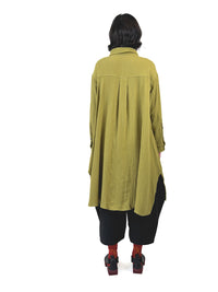253 404 Green Mustard Coat