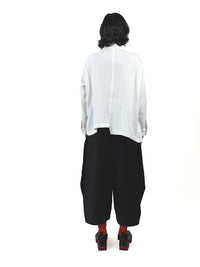 253 405 White Cropped Jacket