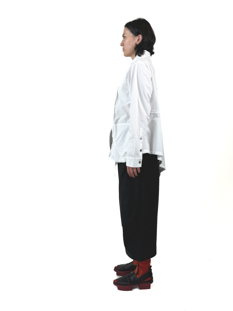 253 407 White Button Shirt