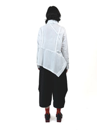 253 407 White Button Shirt