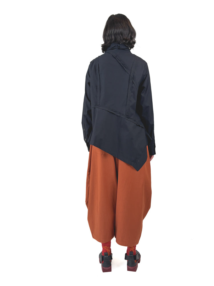 253 407 Black Button Shirt