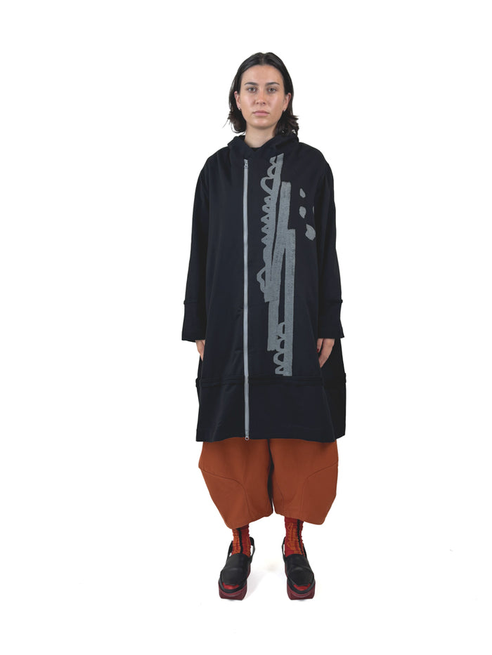 253 007 Black/Grey Coat