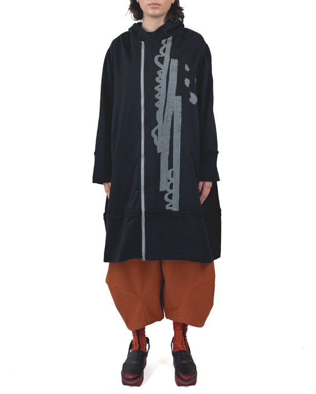 253 007 Black/Grey Coat