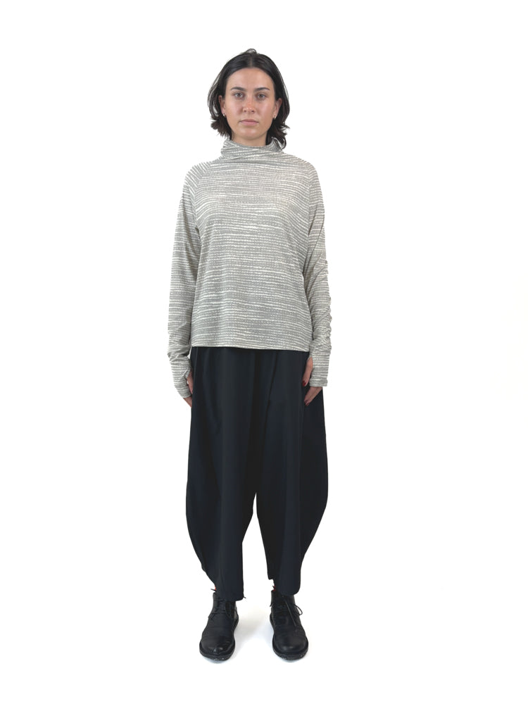 253 015 White Stripe Long Sleeve