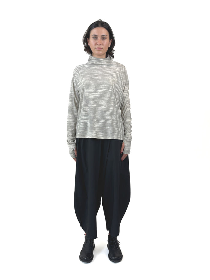 253 015 White Stripe Long Sleeve