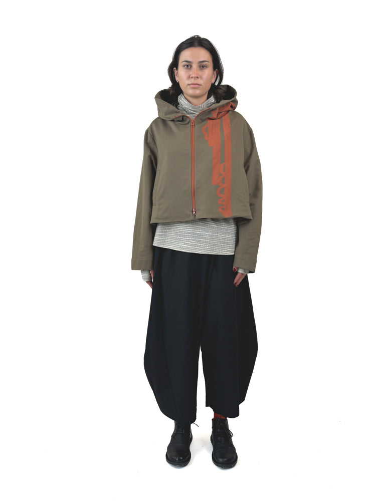 253 008 Khaki Hoody Jacket