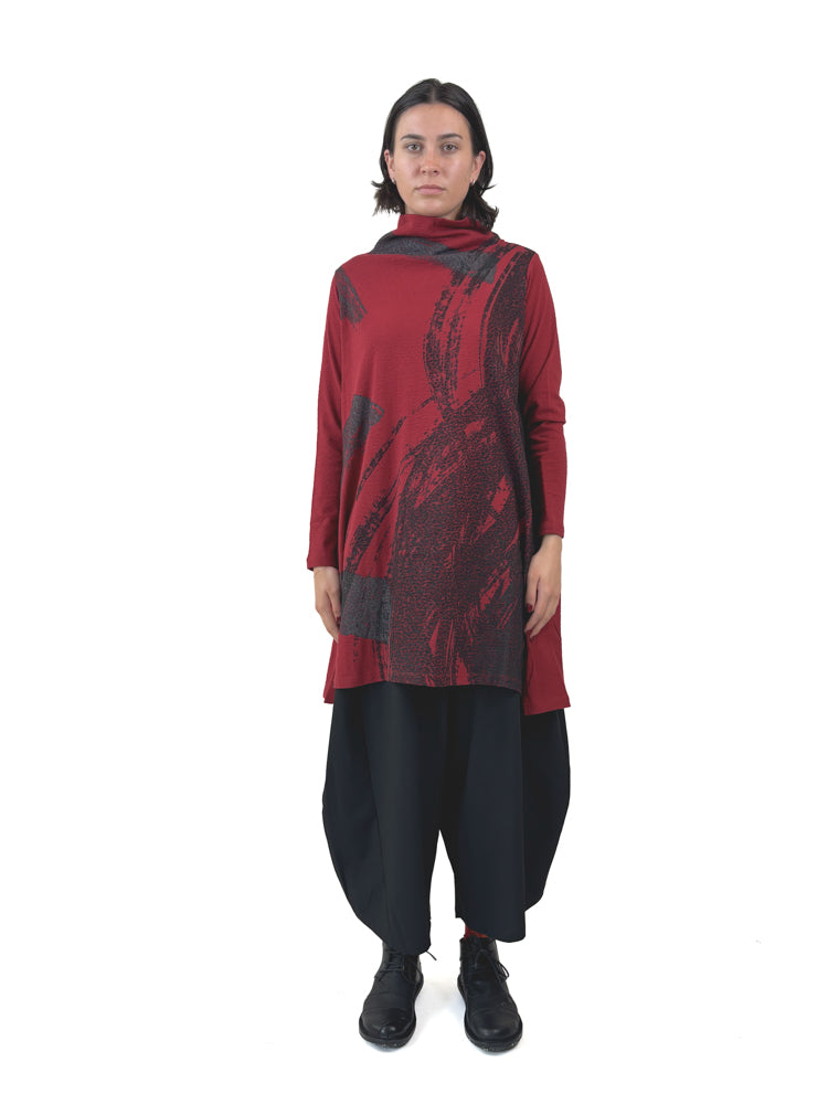 253 014 Red |  Black Dress