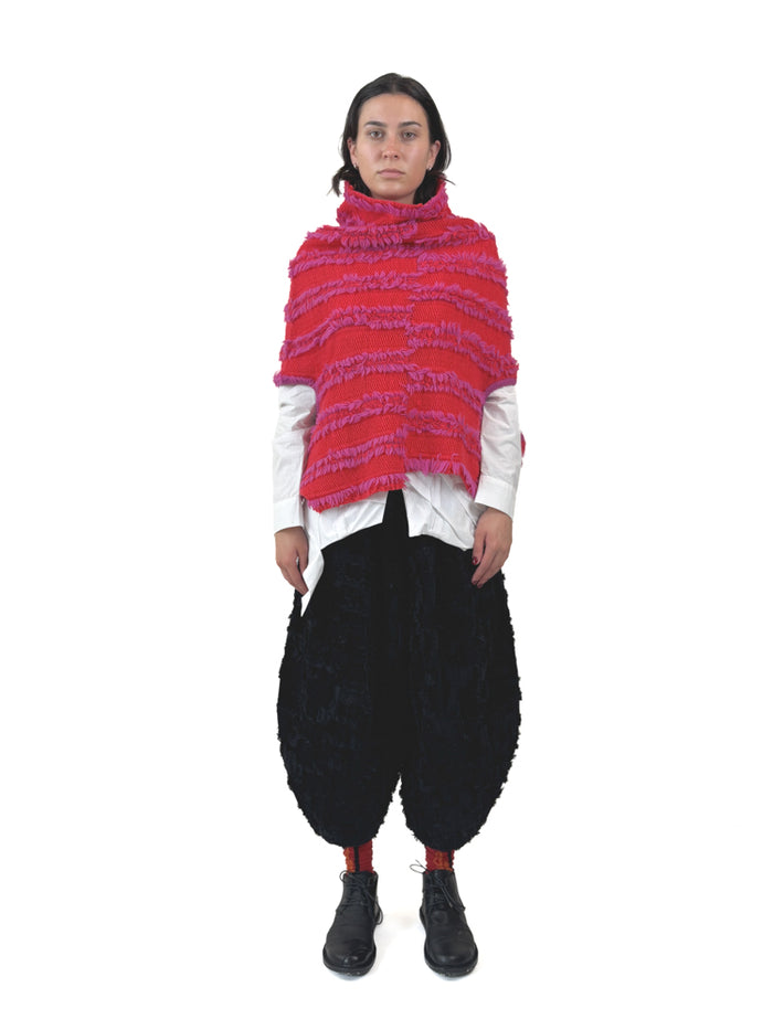 253 310 Orange | Pink Poncho