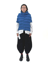 253 310 Blue Poncho