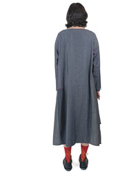 253 411 Grey Combo Dress