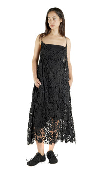 2090926 Slip Dress Black Lace