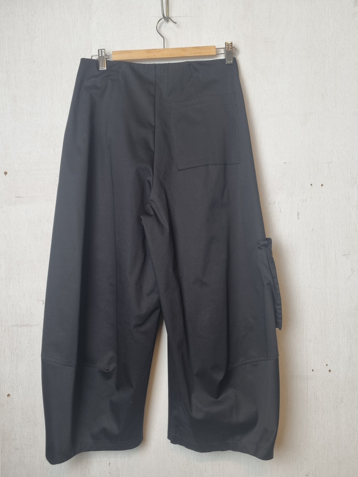 Nova Letterbox Black Cotton Pant