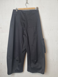 Nova Letterbox Black Cotton Pant