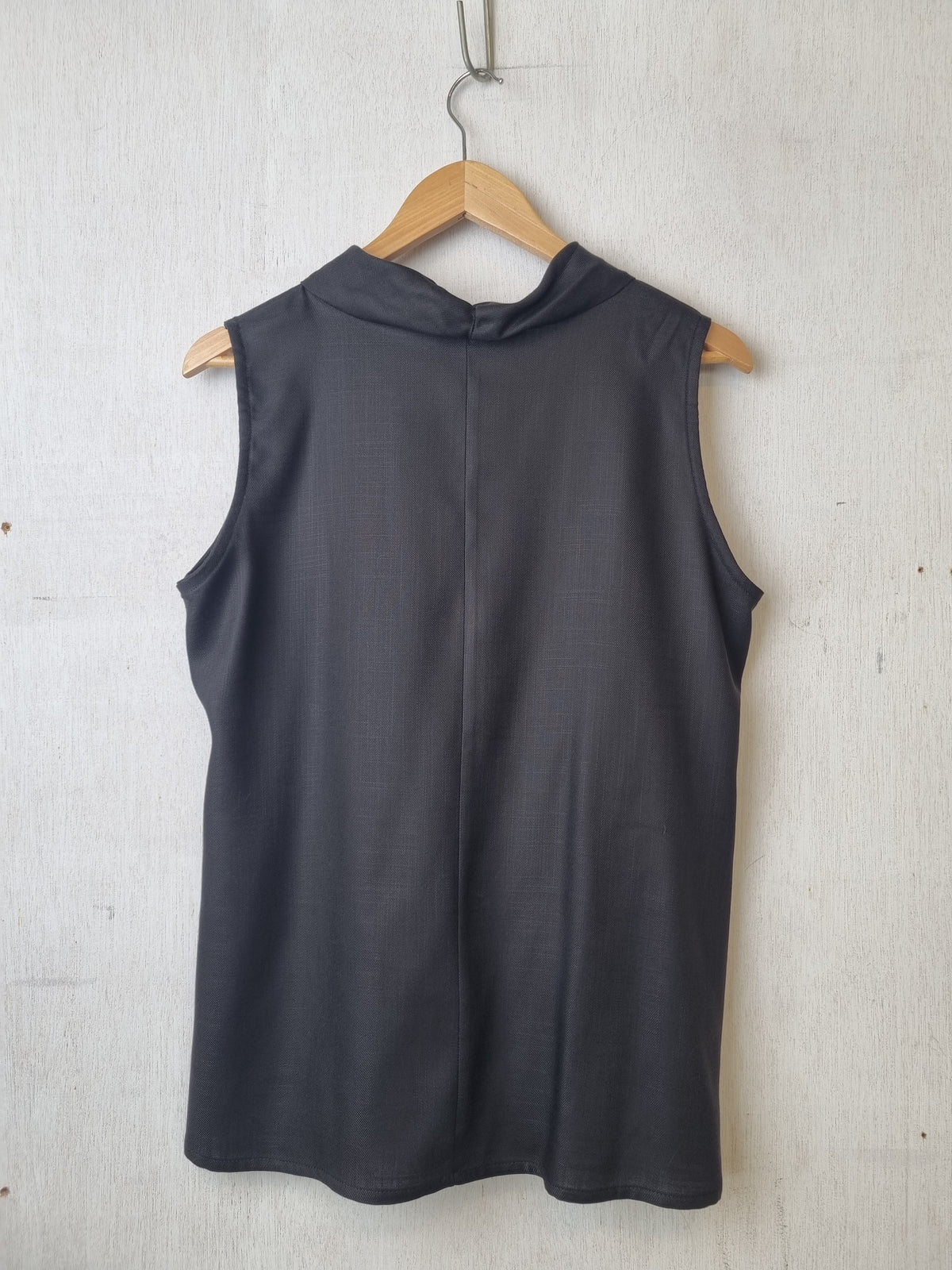 Summer Black Eclipse Linen Top