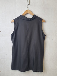 Summer Black Eclipse Linen Top