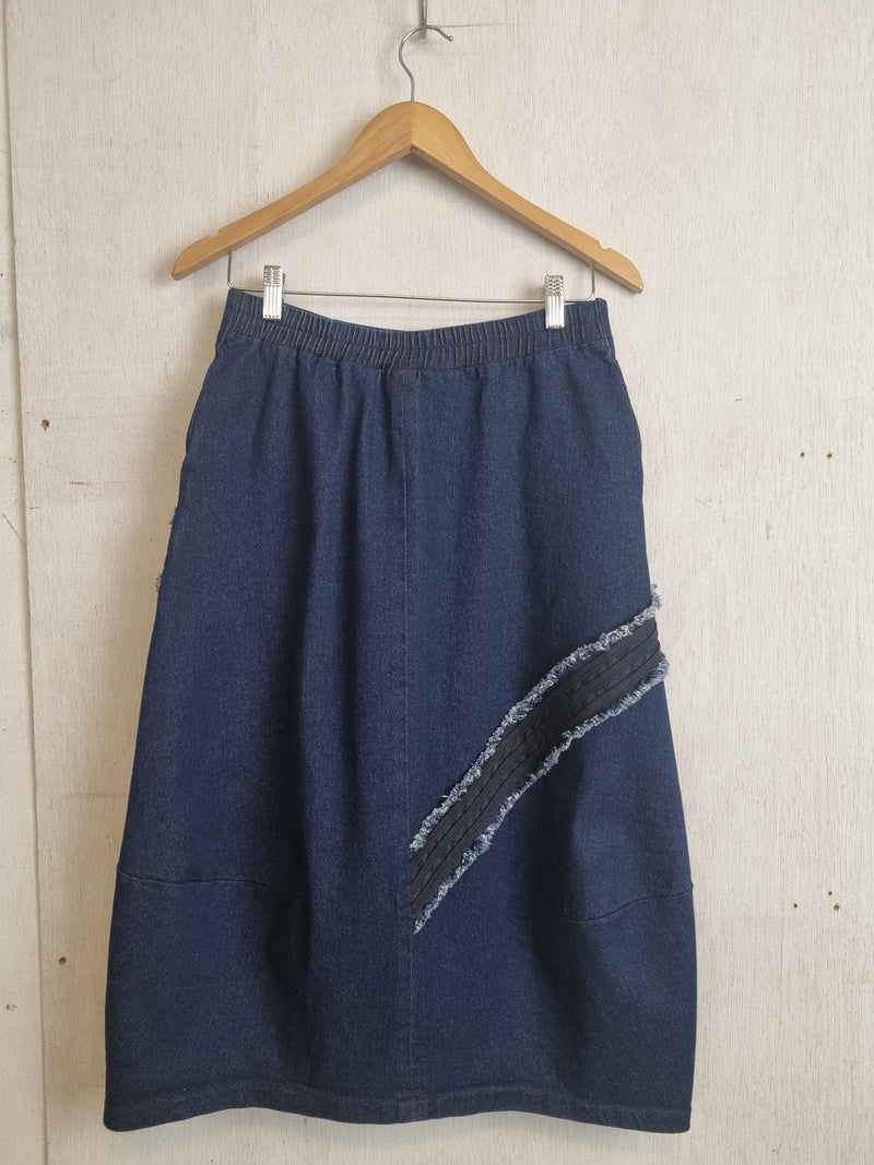 Ollie Skirt Indigo Denim