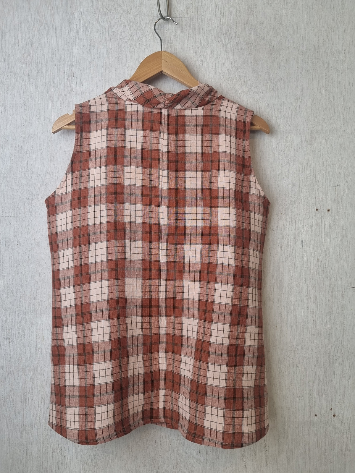Summer Hazel Check Top
