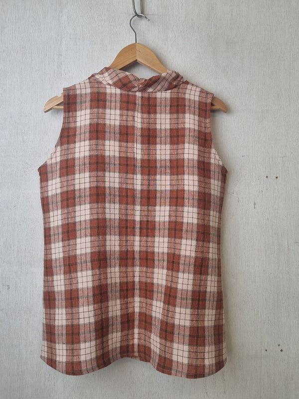 Summer Hazel Check Top