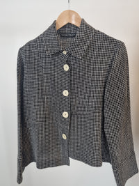 Jacs Bella Check Black Jacket