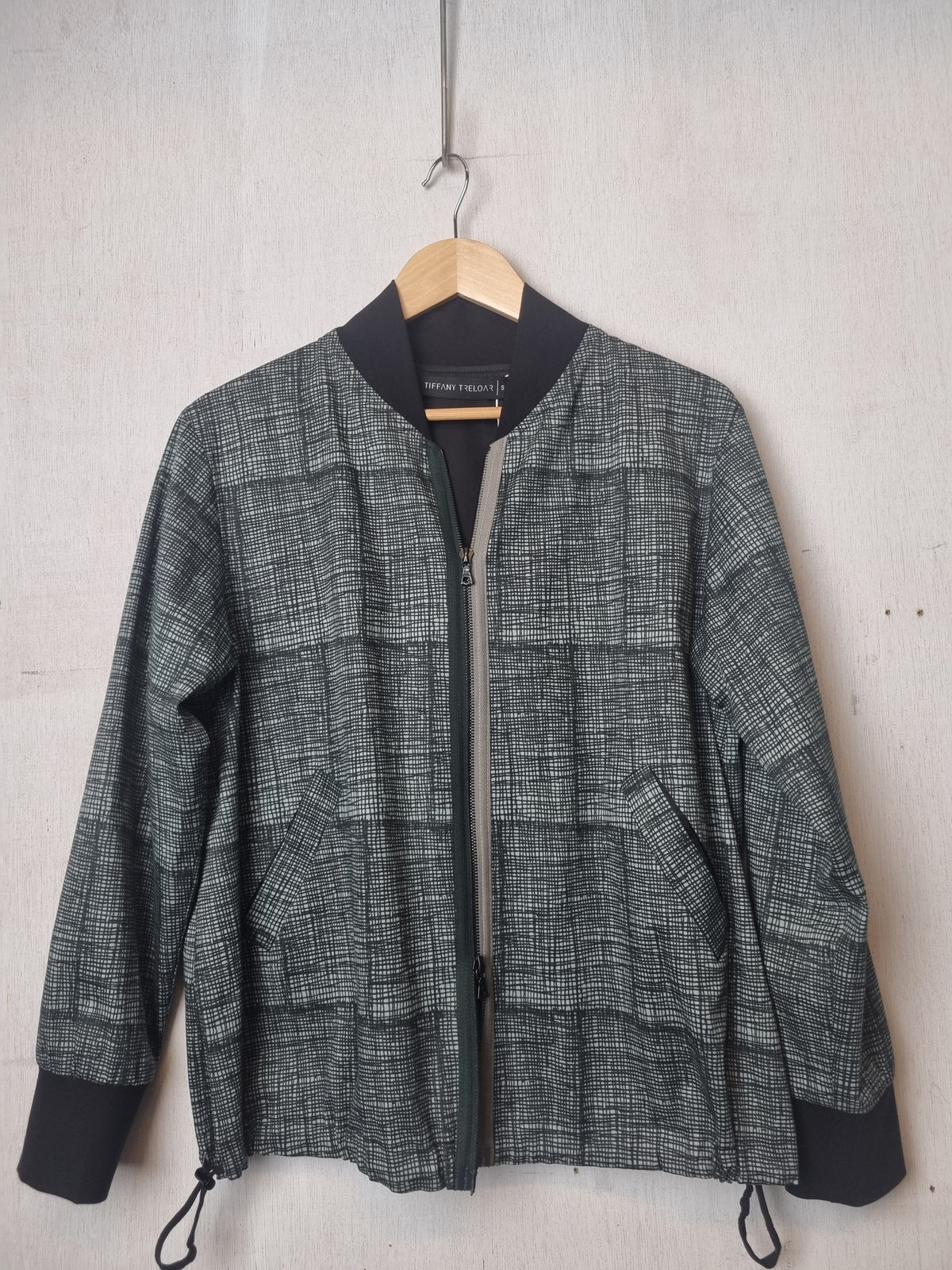 Rory Jacket Sage Grid