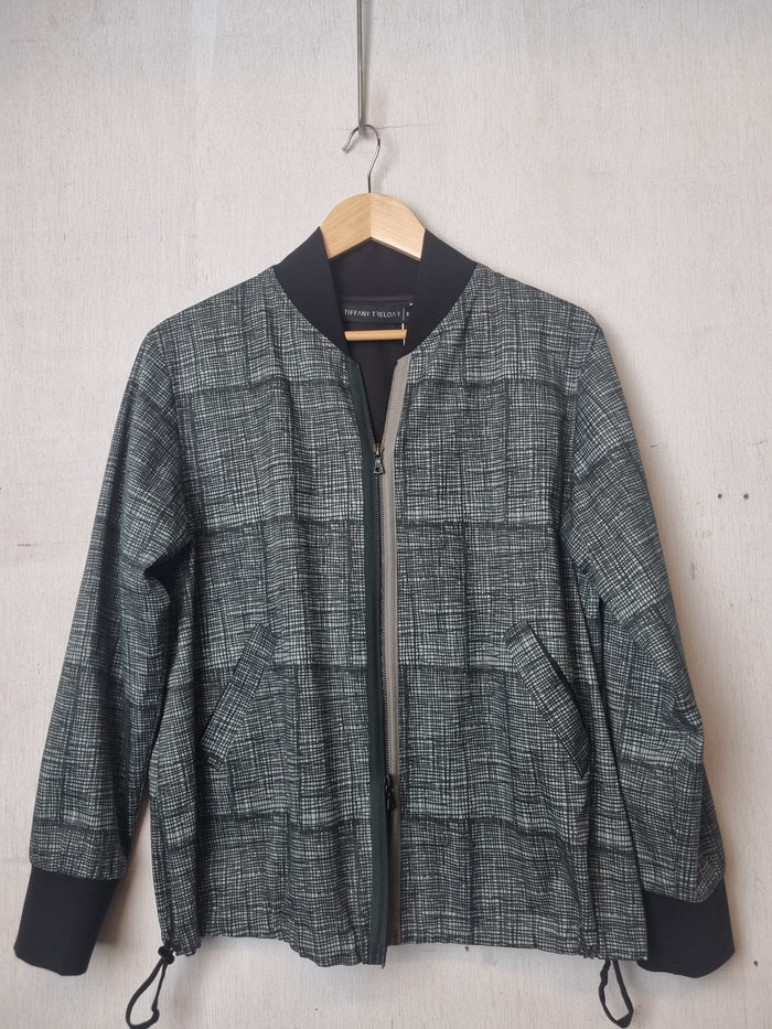 Rory Jacket Sage Grid