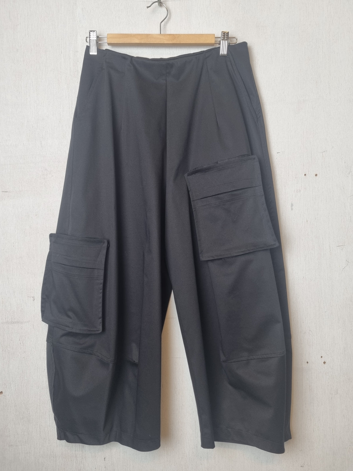 Nova Letterbox Black Cotton Pant