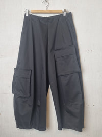 Nova Letterbox Black Cotton Pant