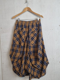 Avery Skirt Indigo Check