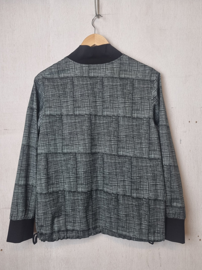 Rory Jacket Sage Grid