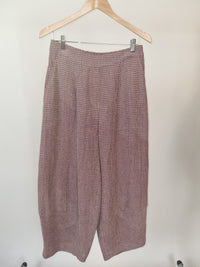 Alpha Plum Check Bella Pant