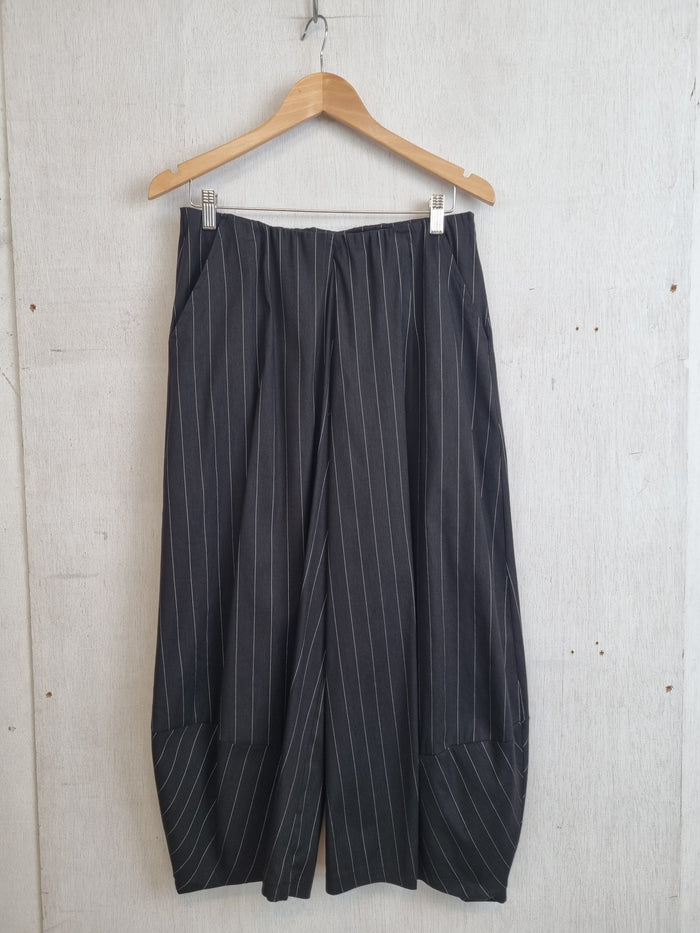 Nova Pant  Pinstripe Black