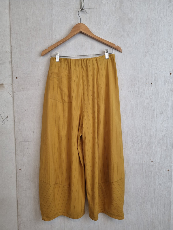 Nova Pinstripe Pant Golden Yellow