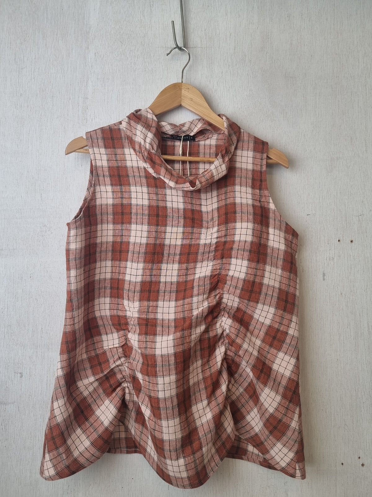 Summer Hazel Check Top