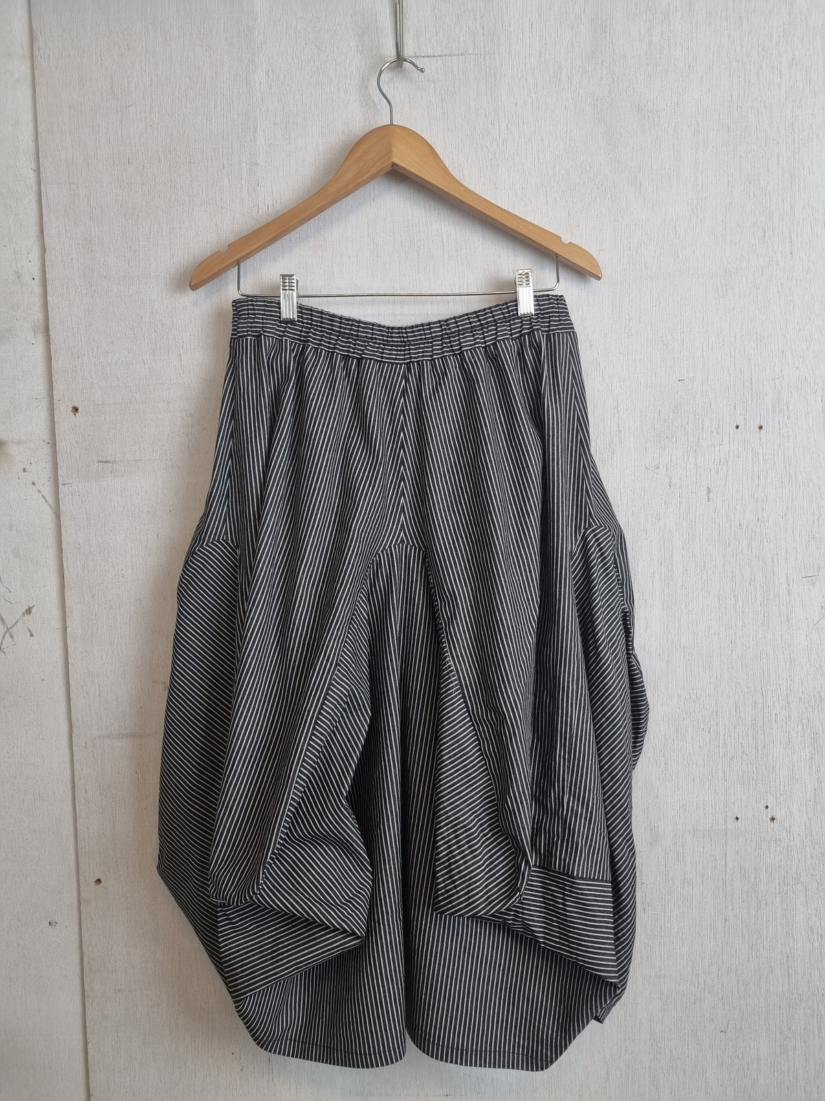 Avery Skirt Black Ticking