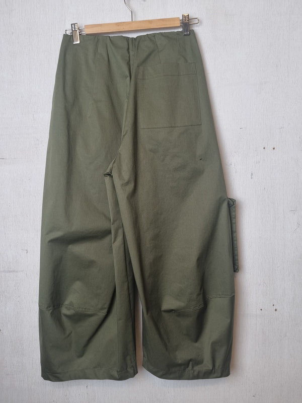 Nova Letterbox Khaki Cotton Pant
