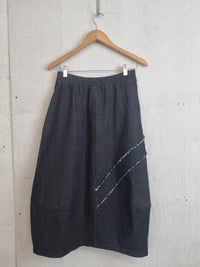 Ollie Skirt Black Denim